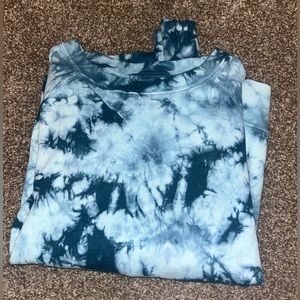 Athleta Tie Dye Crew Neck